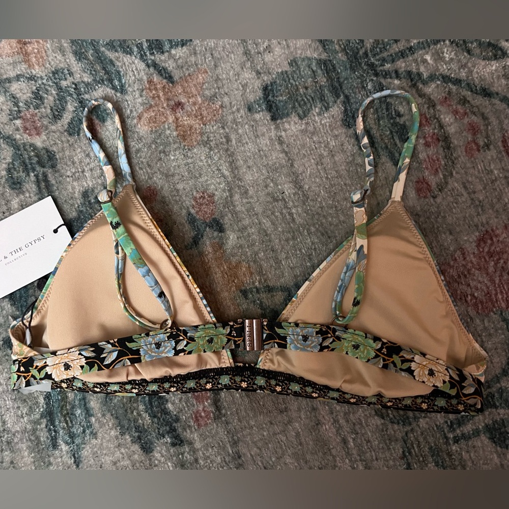 NWT Spell Cloud Dancer Triangle Bikini Top - Picture 7 of 15